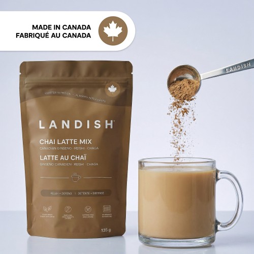 Landish Latte Mix Reishi Chaga Chai 135 g