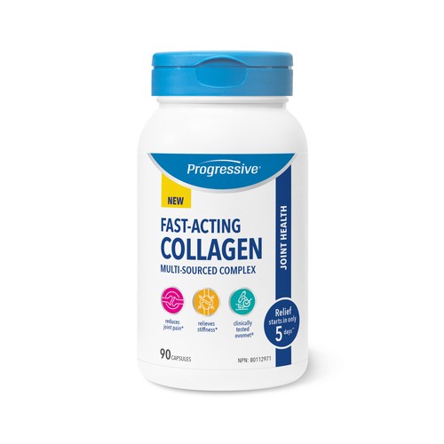 Progressive Fast Acting Collagen Joint Health Capsules 90 Count