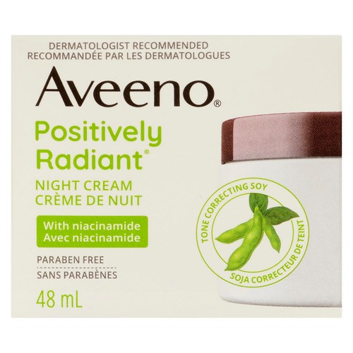 Aveeno Positively Radiant Night Cream 48 ml