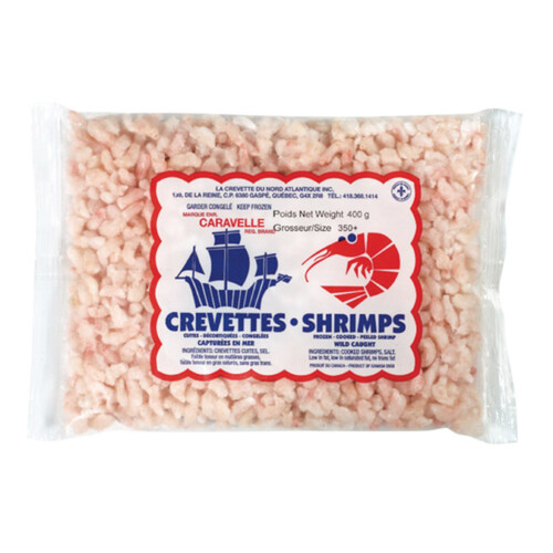 La Crevette du Nord Frozen Canadian Nordic Cooked Shrimp 400 g