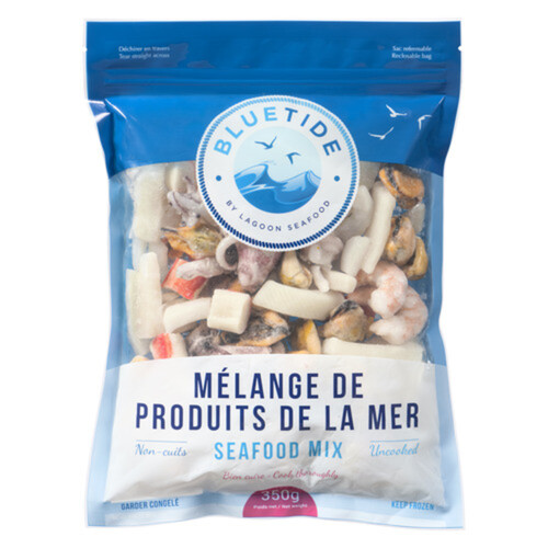 Blue Tide Frozen Seafood Mix Uncooked 350 g