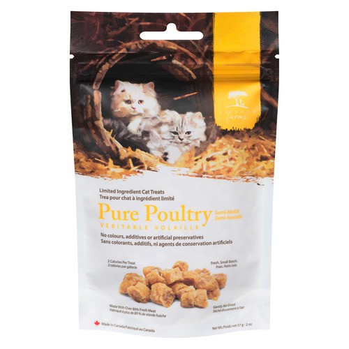 Caledon Farms Cat Treats Pure Poultry Semi-Moist 57 g