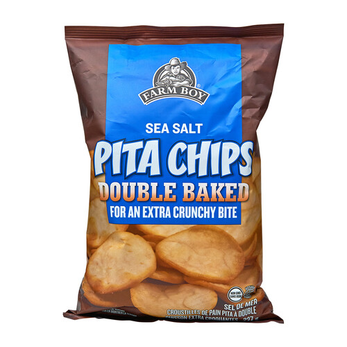 Farm Boy Double Baked Pita Chips Sea Salt 227 g