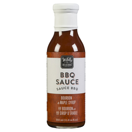 Wildly Delicious BBQ Sauce Bourbon & Maple Syrup 350 g