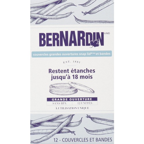 Bernardin Wide Mouth Cap 12 Pack