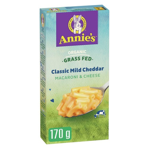 Annie's Organic Macaroni & Cheese Pasta Grass Fed Classic Mild Cheddar 170 g