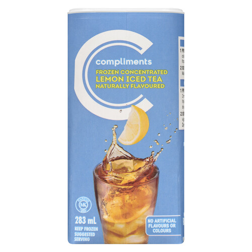 Compliments Frozen Juice Lemon Ice Tea 283 ml