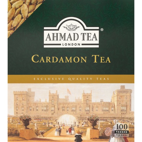 Ahmad Tea Cardamom Tea 100 Tagged Tea Bags
