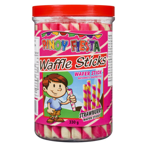 Pinoy Fiesta Wafer Stick Strawberry 330 g