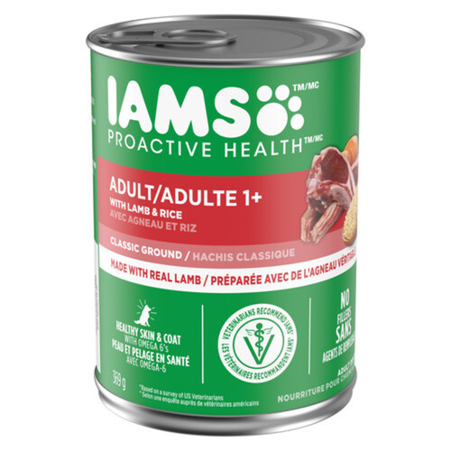 IAMS Wet Dog Food Lamb & Rice 369 g
