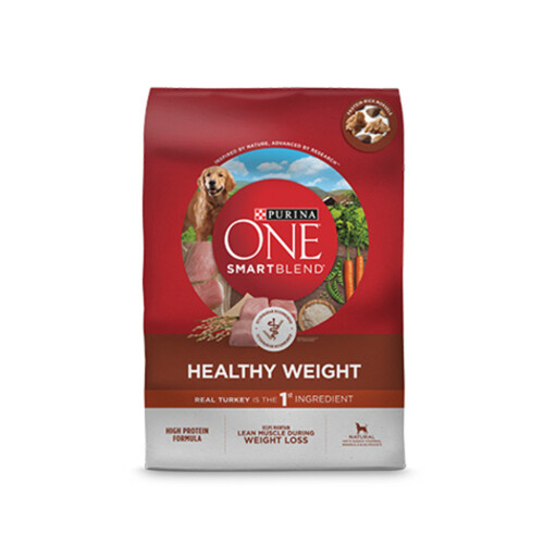 Purina ONE Dry Dog Food Healthy Weight Real Turkey 7 kg Voil