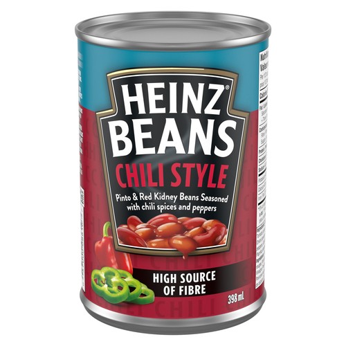 Heinz Canned Beans Chili Style Pinto & Red Kidney Beans 398 ml
