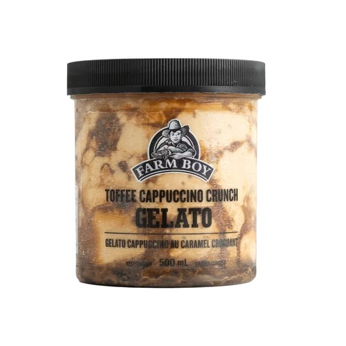 Farm Boy Frozen Gelato Toffee Cappuccino Crunch 500 ml