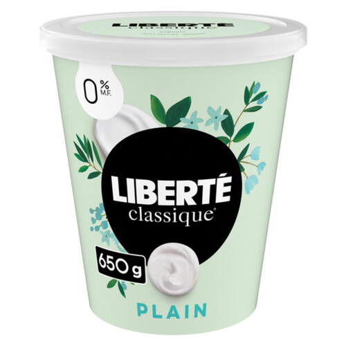 Liberté Classique 0% Smooth Traditional Yogurt Plain 650 g