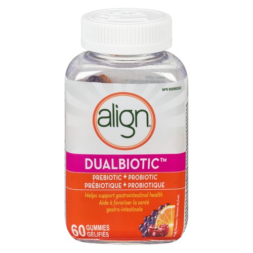 Align Pre Pro Gastro-Intestinale Nutritional Supplements Gummy 60 EA