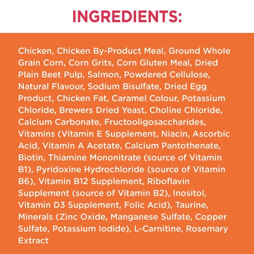 IAMS Proactive Health Adult Dry Cat Food Hairball Care Chicken & Salmon 7.26 kg