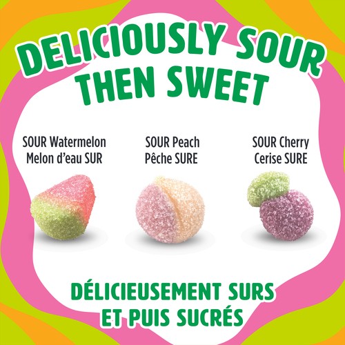 Dare Real Fruit Candy Sours Gummies Summer Fruit Burst 180 g