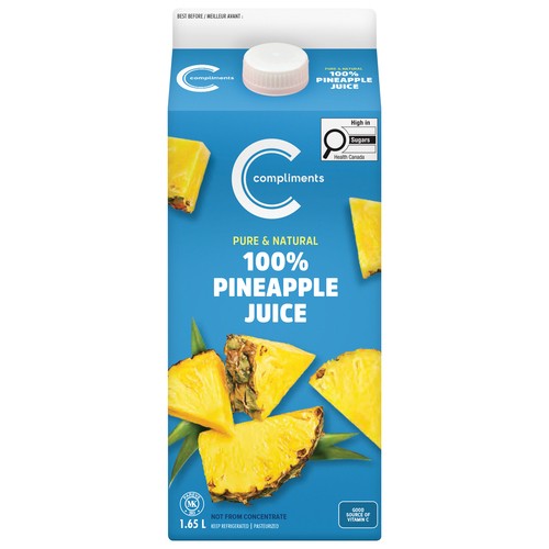 Compliments Juice 100% Pineapple 1.65 L