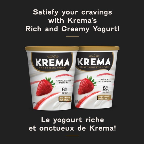 Olympic Krema 8% Yogurt Strawberry 650 g