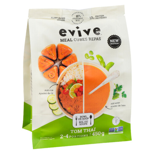 Evive Frozen Meal Cubes Tom Thai 2 Pack 450 g