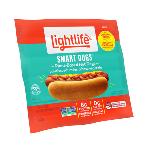 Voilà Online Grocery Delivery Lightlife Smart Dogs Vegan Hot Dogs 340 g