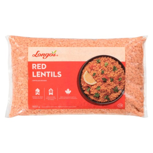 Longo's Split Lentils Red 900 g
