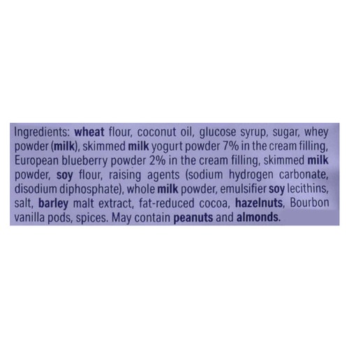 Loacker Quadratini Crispy Wafer Cubes Blueberry Yogurt 220 g