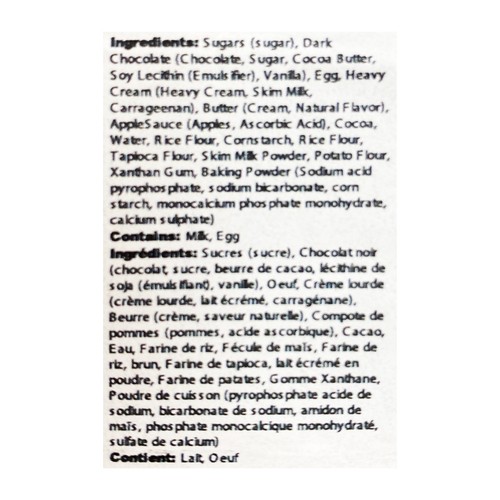 Ohh La La Gluten Free Brownies Slab 500 g