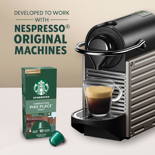 Starbucks Nespresso Coffee Pods Pike Place Roast 10 Capsules 53 g