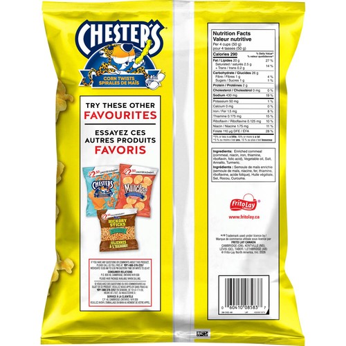 Chester's Corn Twists Snack 150 g