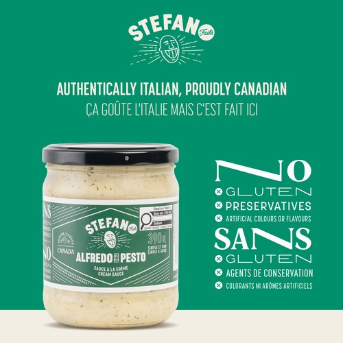 Stefano Faita Sauce Alfredo Pesto 390 ml