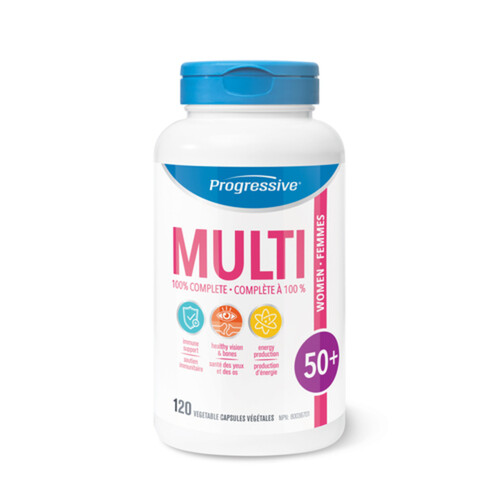 Progressive Multi-Vitamins Women 50+ 120 EA