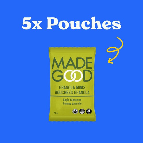 Made Good Organic Granola Minis Apple Cinnamon 5 x 24 g 