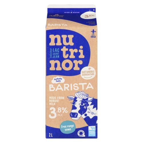 Nutrinor Barista 3.8% Milk 2 L