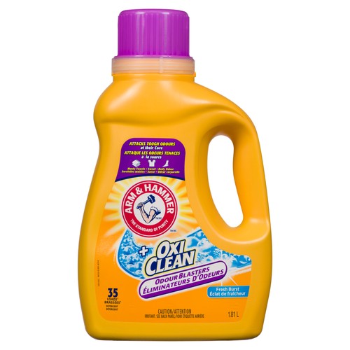 Arm & Hammer Laundry Detergent Plus Oxi Clean Odour Blasters Fresh Burst 1.81 L