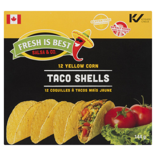 Fresh Is Best Gluten-Free Taco Shells Yellow Corn 144 g