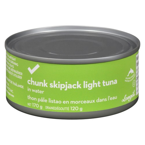 Longo's Tuna Chunk Light Skipjack In Water 120 g