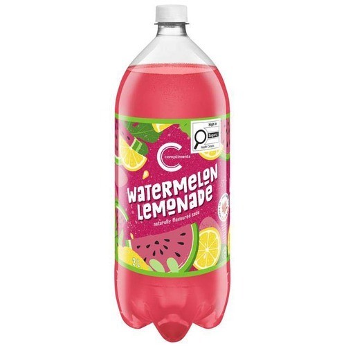 Compliments Soda Watermelon Lemonade 2 L (bottle)