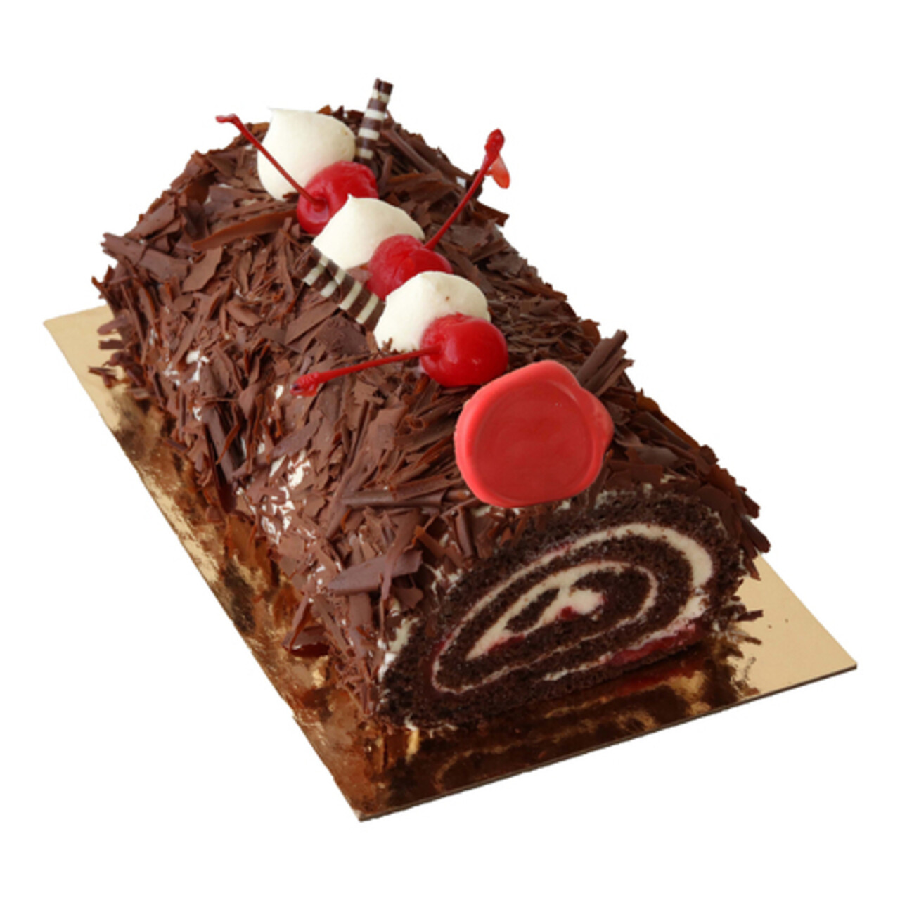 Black Forest Log Cake 7Inch 550 g (frozen) Voilà Online Groceries