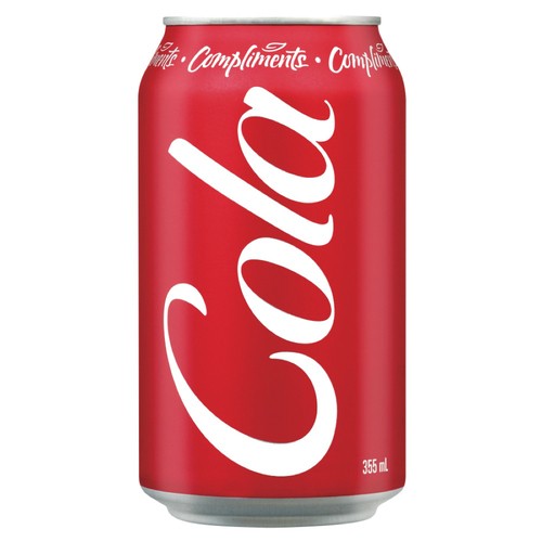 Compliments Soft Drink Cola 355 ml