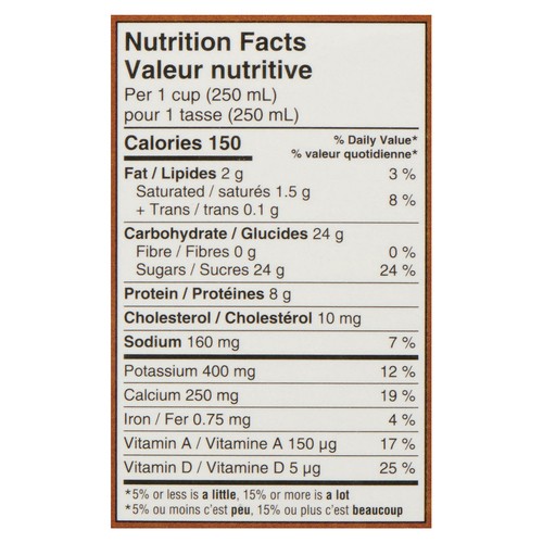 Lucerne 0.8% Partly Skimmed Milk Chocolate 2 L