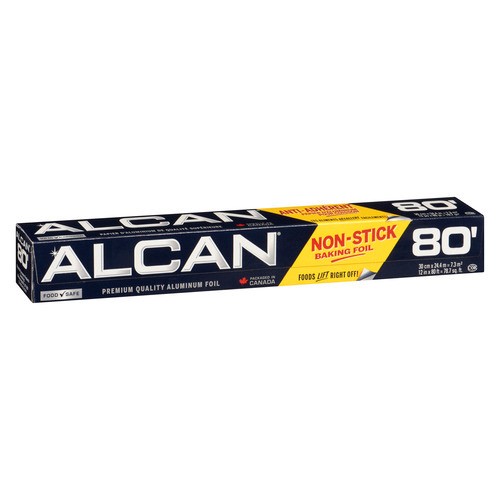 Alcan Non-Stick Baking Foil 12 Inch x 80 Feet 