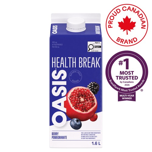 Oasis Health Break Juice Antioxia Berry Pomegranate 1.6 L