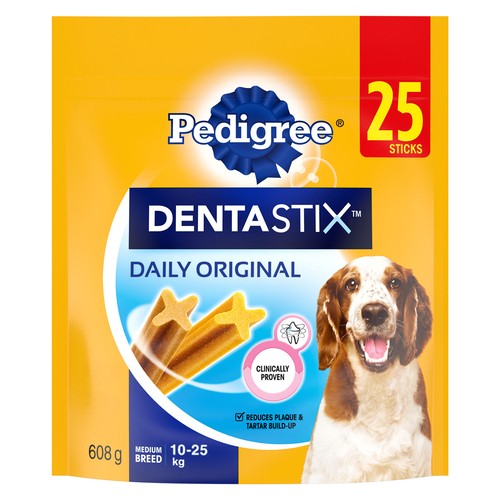 Pedigree Dentastix Oral Care Medium Adult Dog Treats Original 608 g