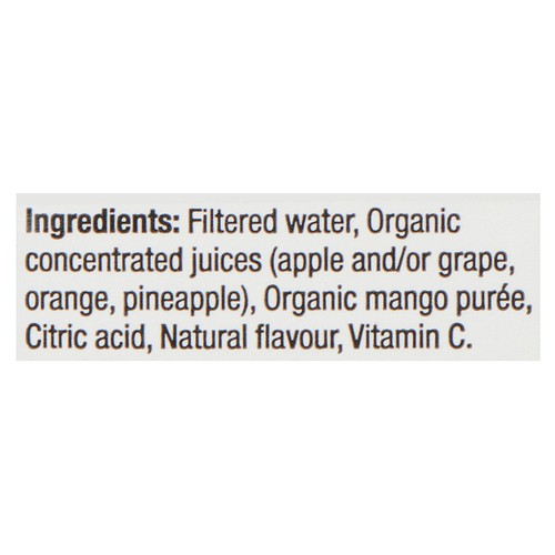 Kiju Organic Juice Tropical Fruit 4 x 200 ml