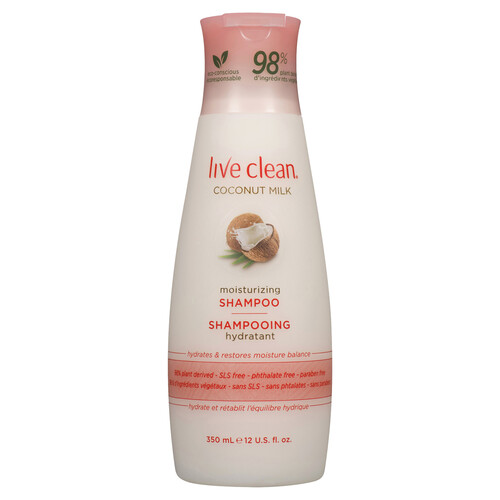 Live Clean Moisturizing Shampoo Coconut Milk 350 ml