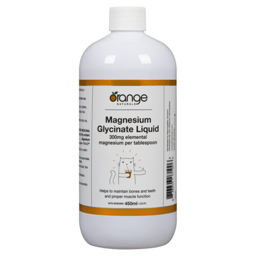 Orange Naturals Liquid Magnesium Glycinate 450 ml