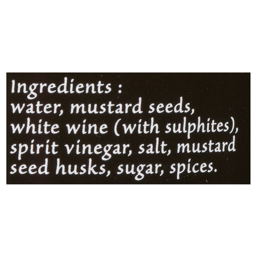 Marquis De Dijon Prepared Grained Mustard With White Wine 375 ml