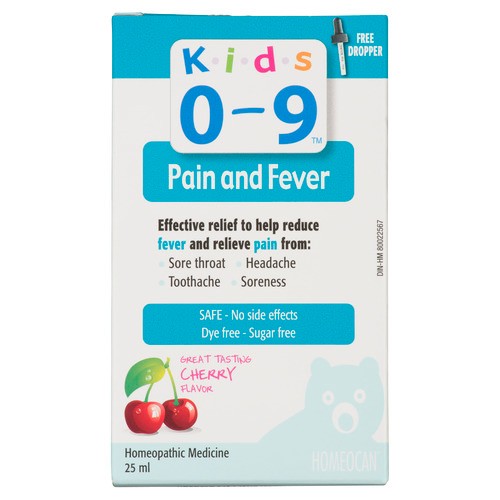 Homeocan Kids 0-9 Kids Pain And Fever Oral Solution 25 ml