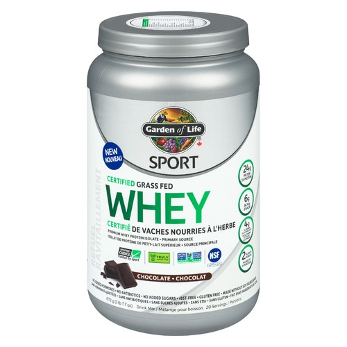 Garden Of Life Whey Sport Certified Grass Fed Chocolate 652 g